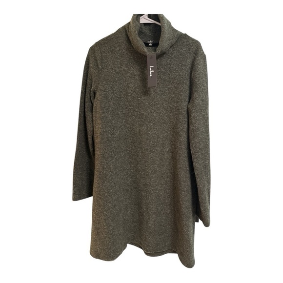 Lulus Dresses & Skirts - Lulu's Heather Gray Long Sleeve Dress